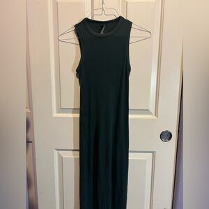 SKIMS Dark Green Maxi Dress